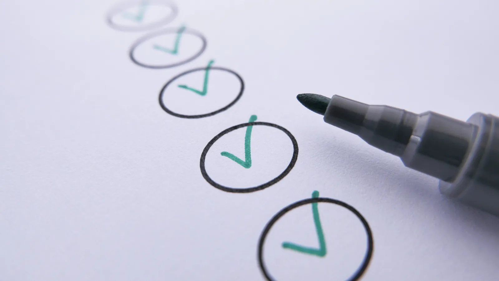 Checklist of AmONE Loans requirements marked complete